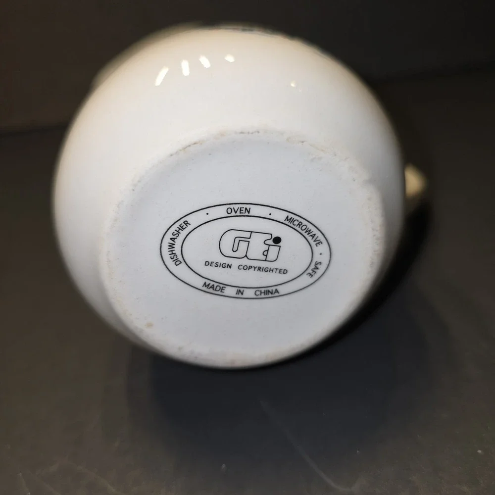 GEI Snowman Christmas Holly Berry Creamer EUC‎